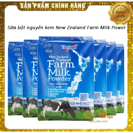 [DATE T9 / 23] Theland Farm Milk Power New Zealand Whole Cream Milk Powder 1kg Pack KX30