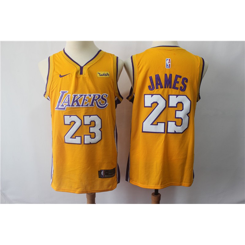 lebron james jersey yellow