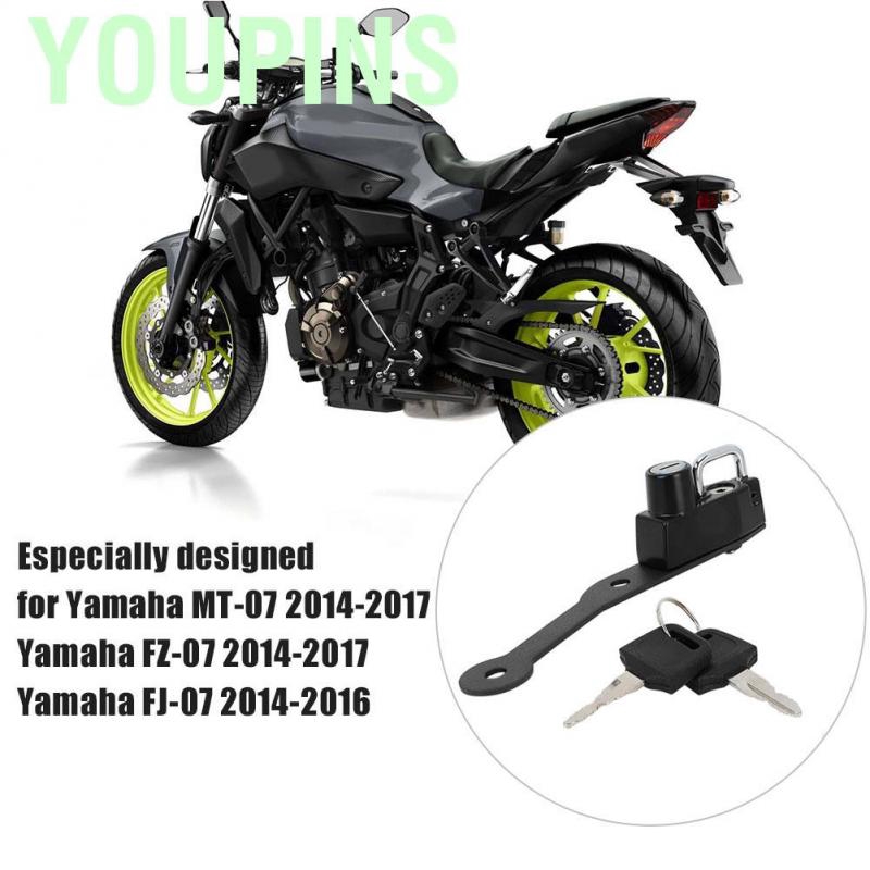 yamaha mt 07 helmet lock