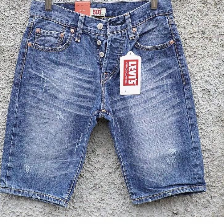 Latest Levis 501 BM Original Blue Wash Men 's Casual Jeans Shorts | Shopee  Philippines
