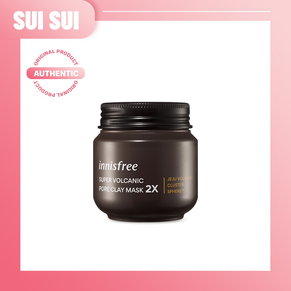 Innisfree Super Volcanic Pore Clay Mask 2X 100ml [Skincare, Korean