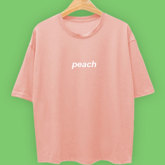 peach shirt