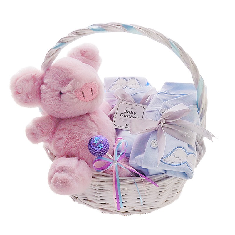 baby clothes gift basket