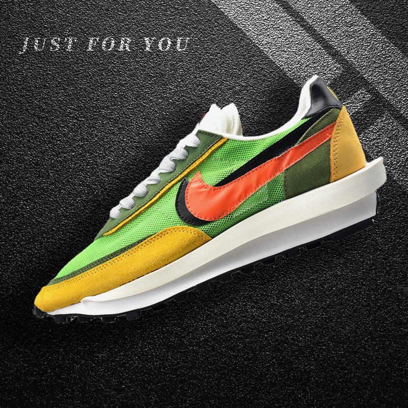 yellow green nike shoes