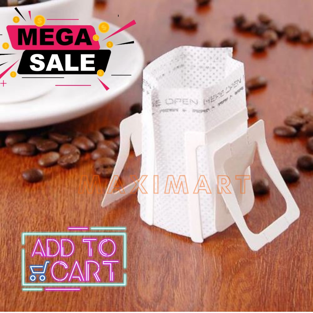 SALE coffee drip bag empty 50/100pcs Coffee Drip Filter Bag Paper