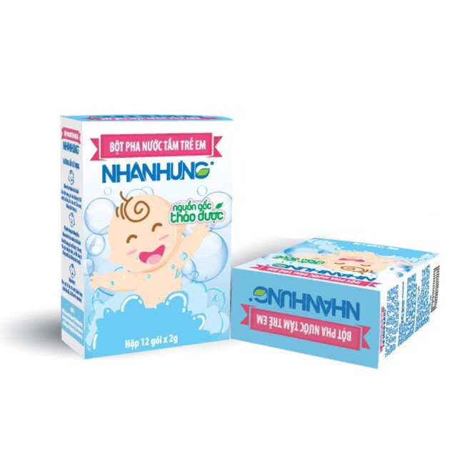 Nhan Hung baby bath water powder _ stop rashes, boils, rashes, diaper