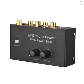 Entweg Stereo Mini Mixer,Mini Stereo Audio Mixer with 4-Channel RCA Inputs Separate Volume Controls Full Metal Shell 