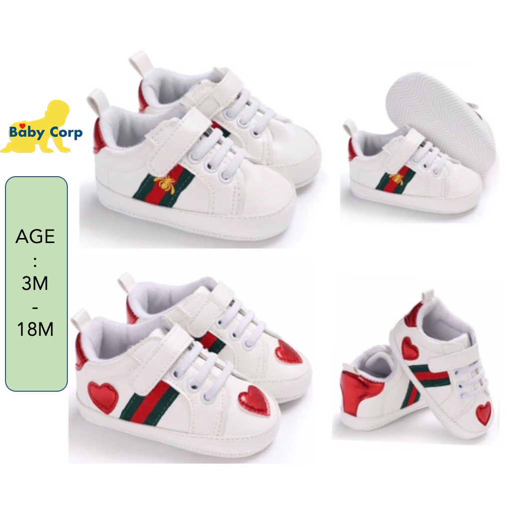 baby boy white leather shoes