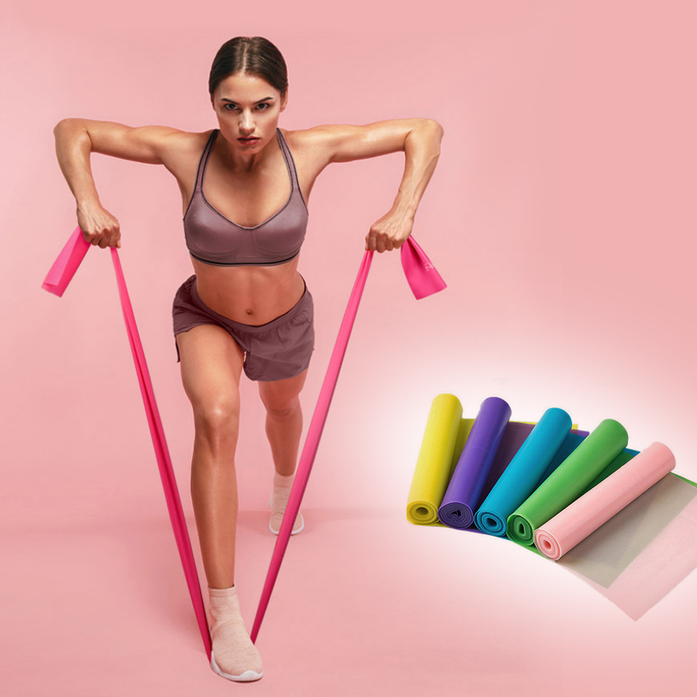 yoga with elastic bands
