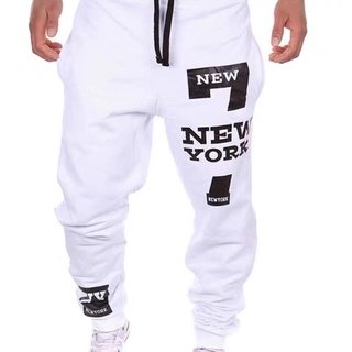 New York New Jogging Pants Thick Fabric
