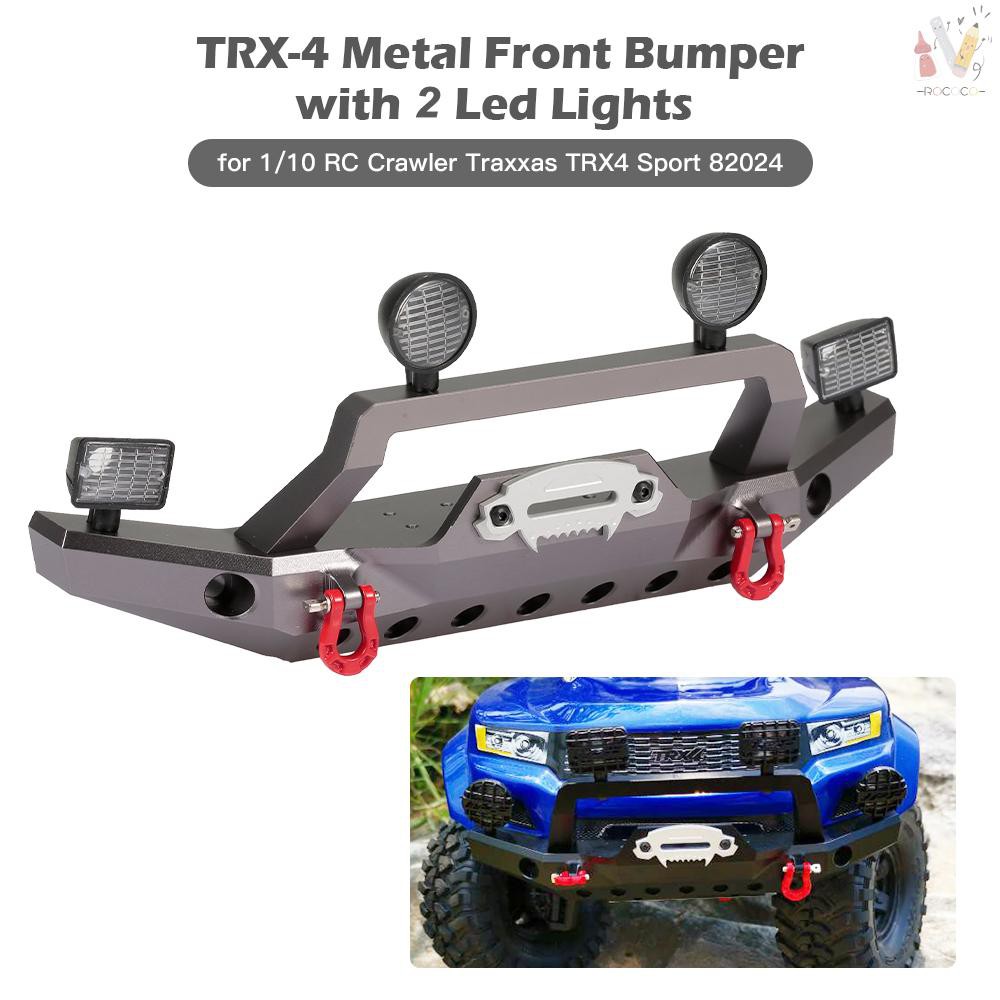 Mounting Front LED Light Bumper Holder Bar For 1/10 Traxxas TRX4 Sport TF2 Car 