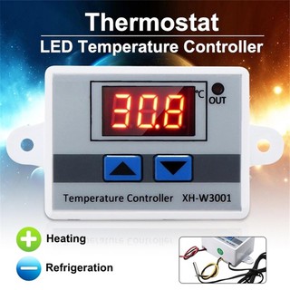 XH-W3001 Digital LED Temperature Controller Dc 12V and Ac 110v-220v 1500W