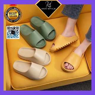 HOT 2021 USA Slippers Yeezy Slides plain Style Couple Fashion Korean Flipflop