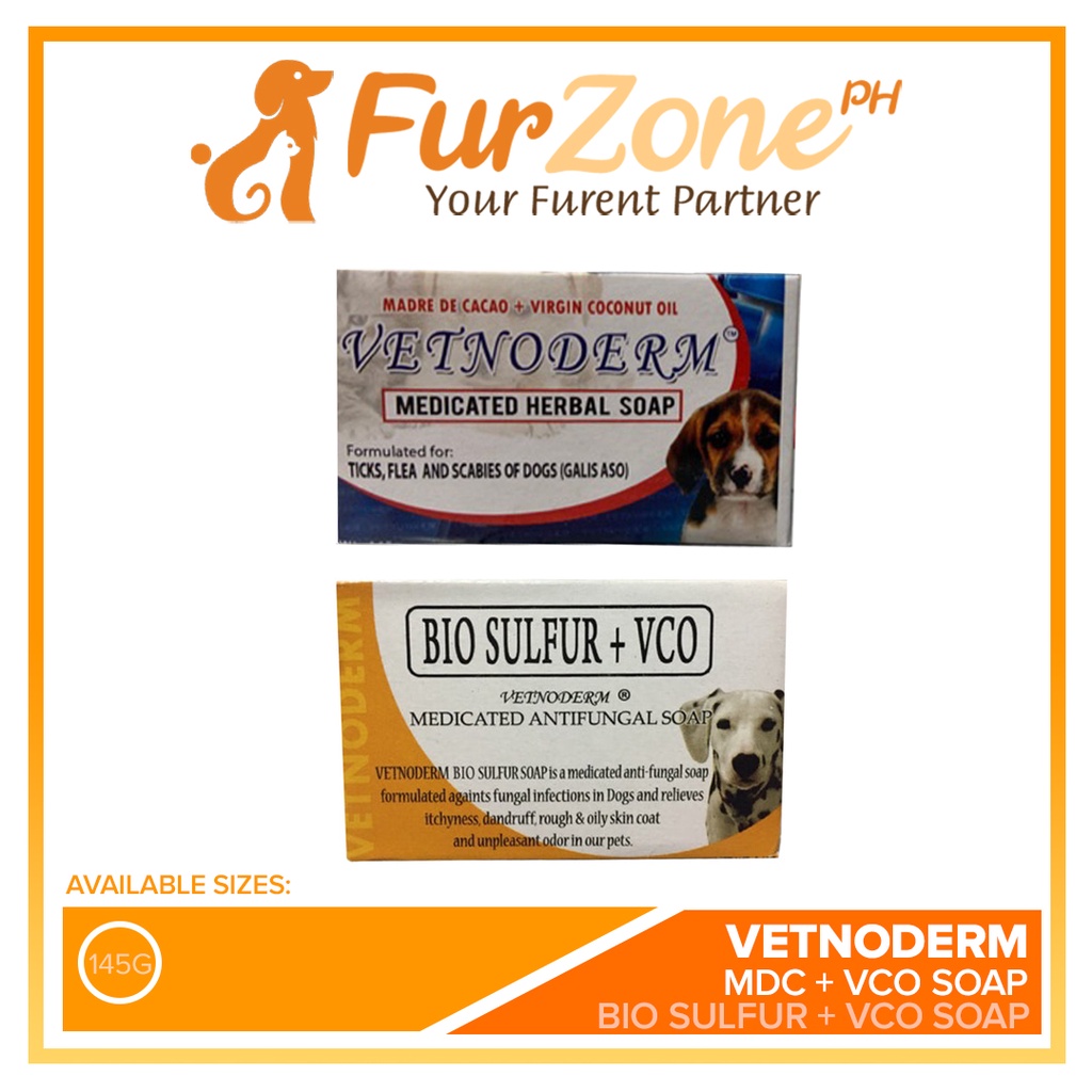 VETNODERM MEDICATED HERBAL SOAP & VETNODERM BIO SULFUR VCO VETNODERM