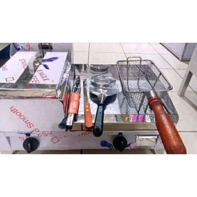 12x12 2 in 1 Burger Grill/Griddle w/ Deep Fryer Shopee Philippines