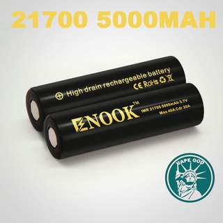 2PCS Legit Enook 18650 21700 26650 5000mAh 40A Rechargeable 3.7V  Battery with Code 100% Authentic