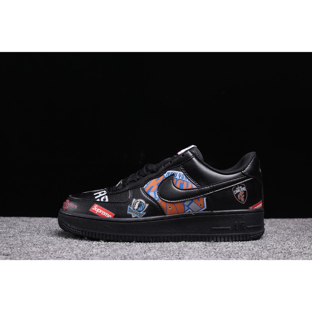 air force ones with black