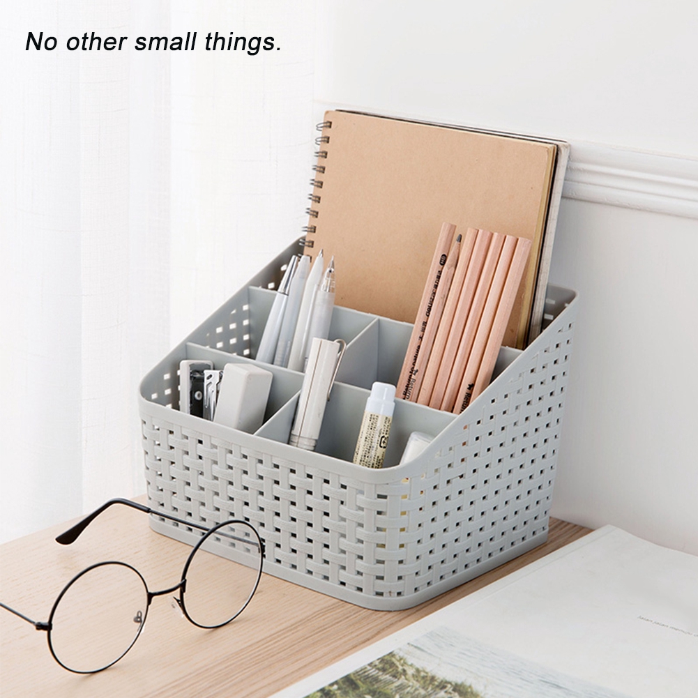 Makeup Organizer Plastic Cotton Linen Drawer Office Desktop