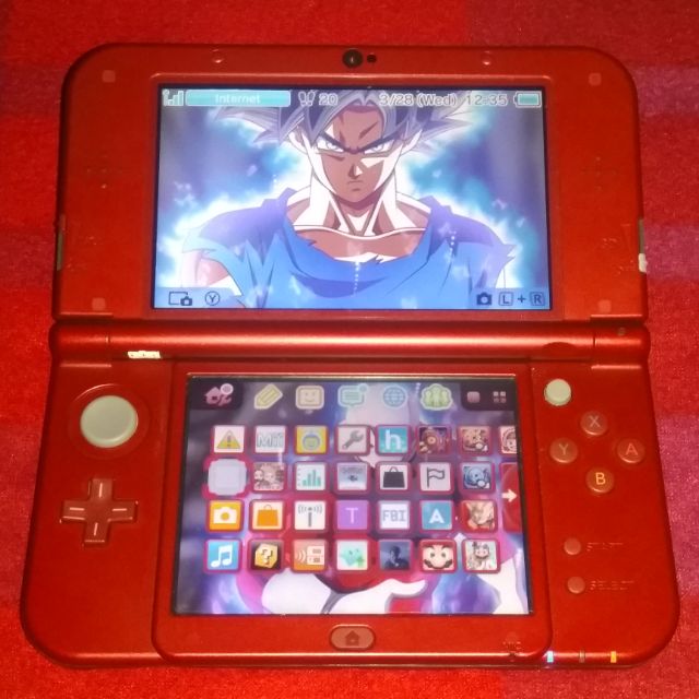 nintendo 3ds xl red