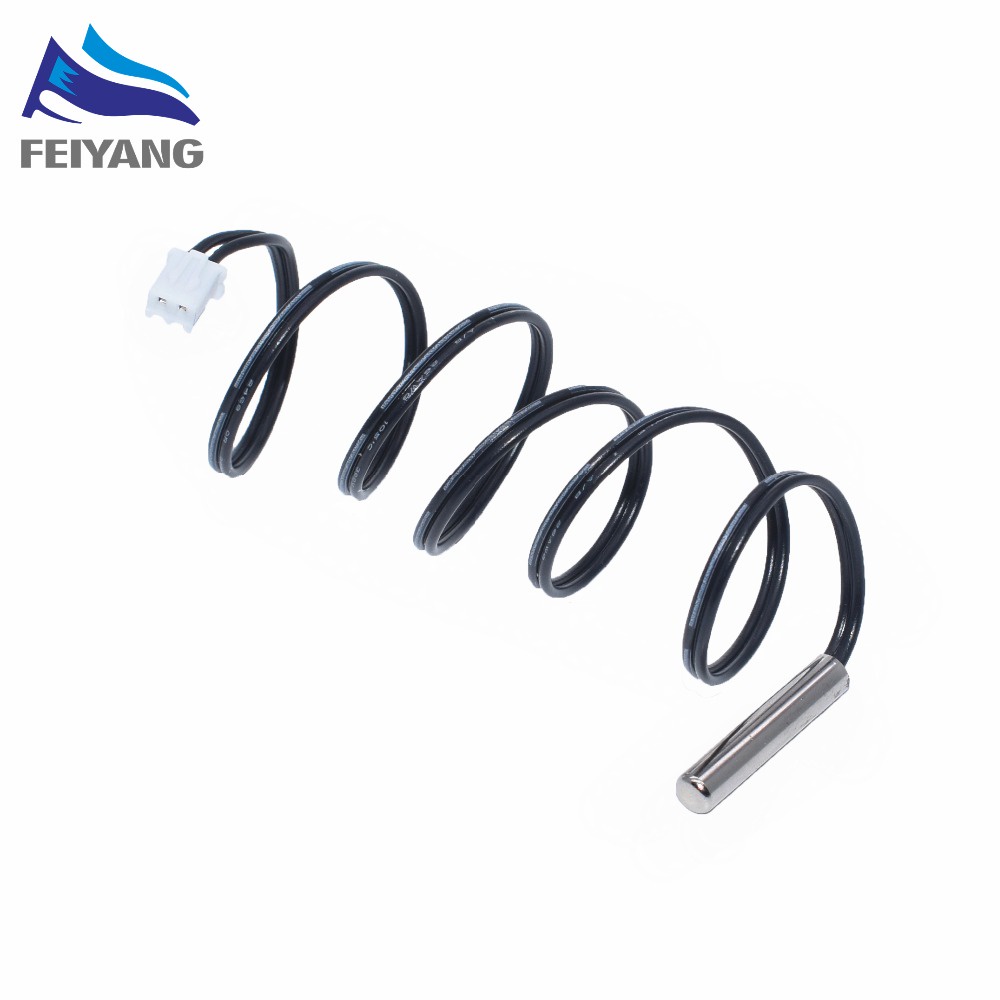 Capteur De Température à Thermistance NTC, Fil De Sonde étanche 10K 1% 3950 W1209 W1401, 50CM 100CM 200CM 300CM