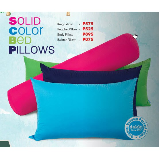 Dakki Solid Color Pillows - Body and 