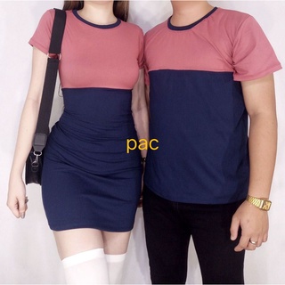 COUPLE MENS TEES AND BODYCON DRESS