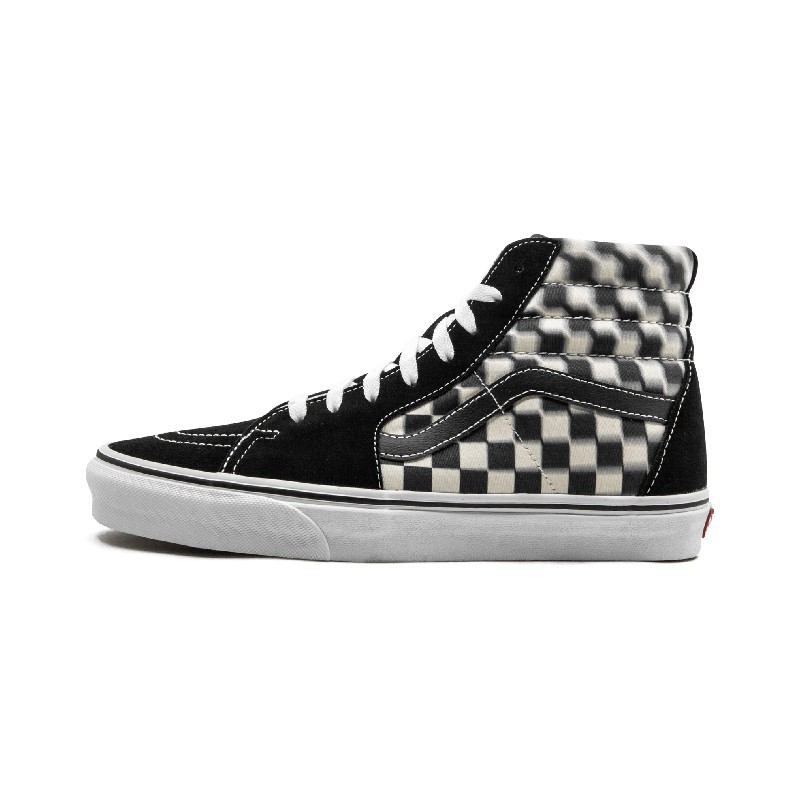 vans sk8 hi blur check