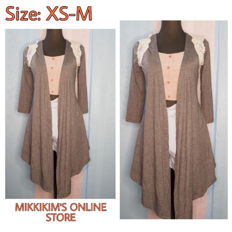 long blazer cardigan