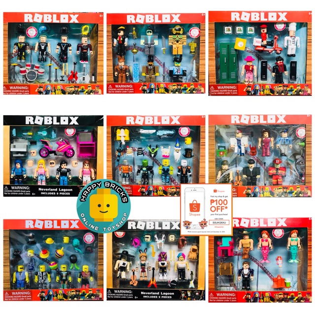 Roblox Toys Roblox Toys Roblox Toys Shopee Philippines - roblox neverland lagoon celebrity collection 9 pieces with virtual