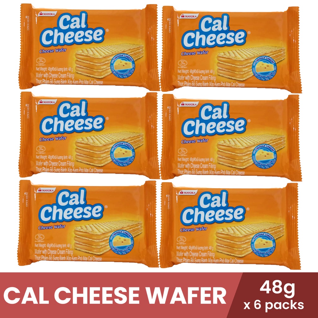 CAL CHEESE Wafer Pack 48g x 6 packs Shopee Philippines