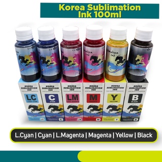 100ml CUYI Sublimation Ink 6colors & Korea Sublimation Ink 100ml 6colors