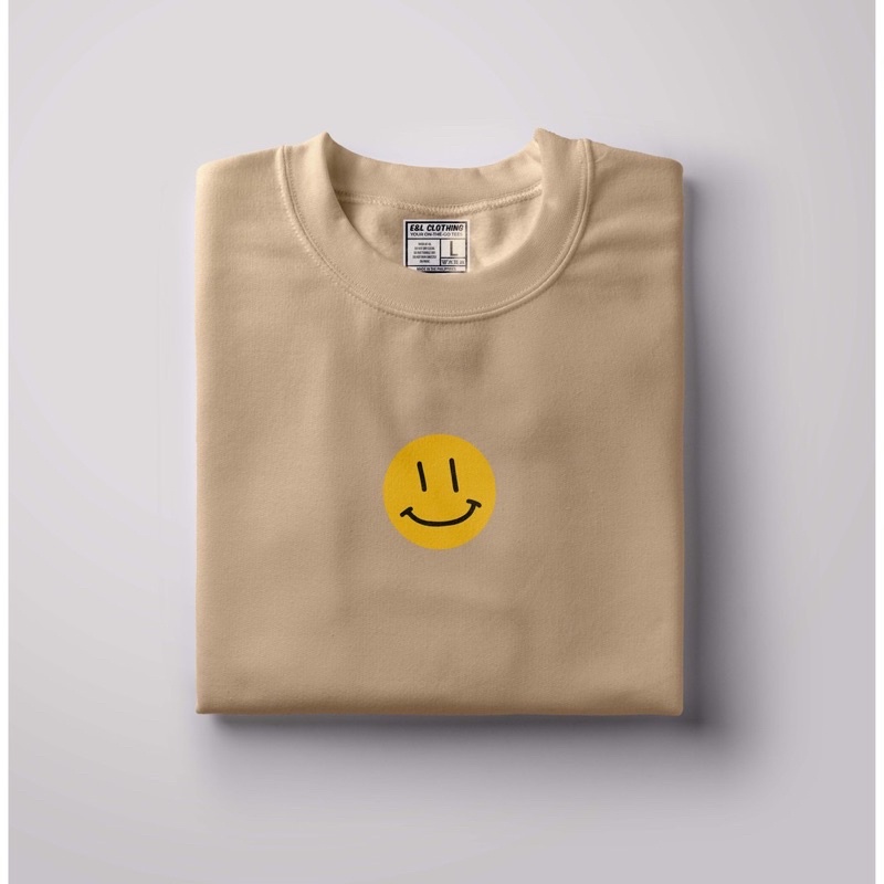 Smile Emoji Aesthetic minimalist T-shirt unisex high quality