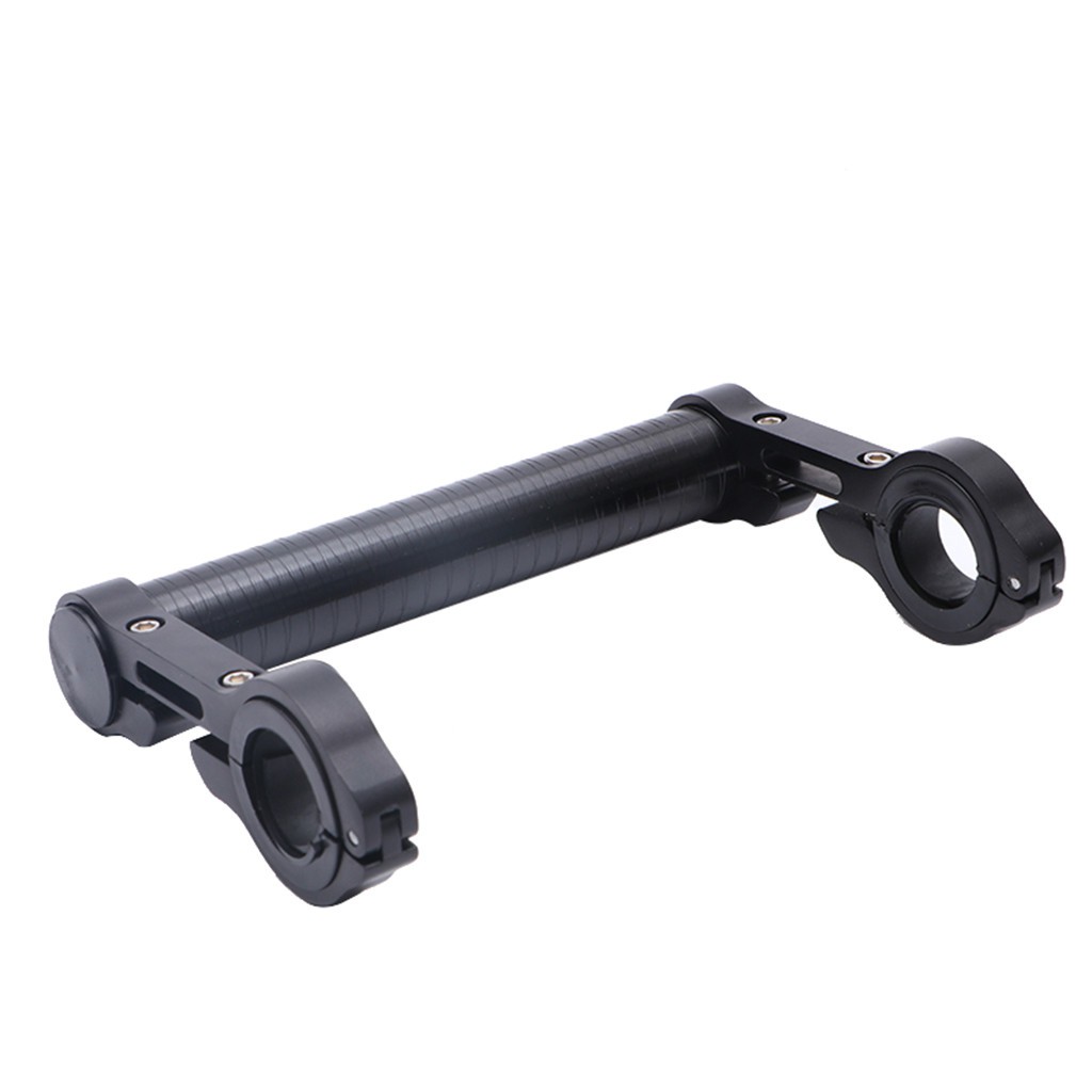 MTB Bicycle Bike Handlebar Extension Flashlight LED Phone Holder Extender Mount