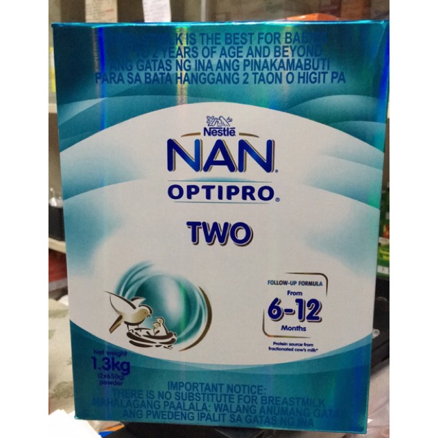 nan milk 6 to 12 months price