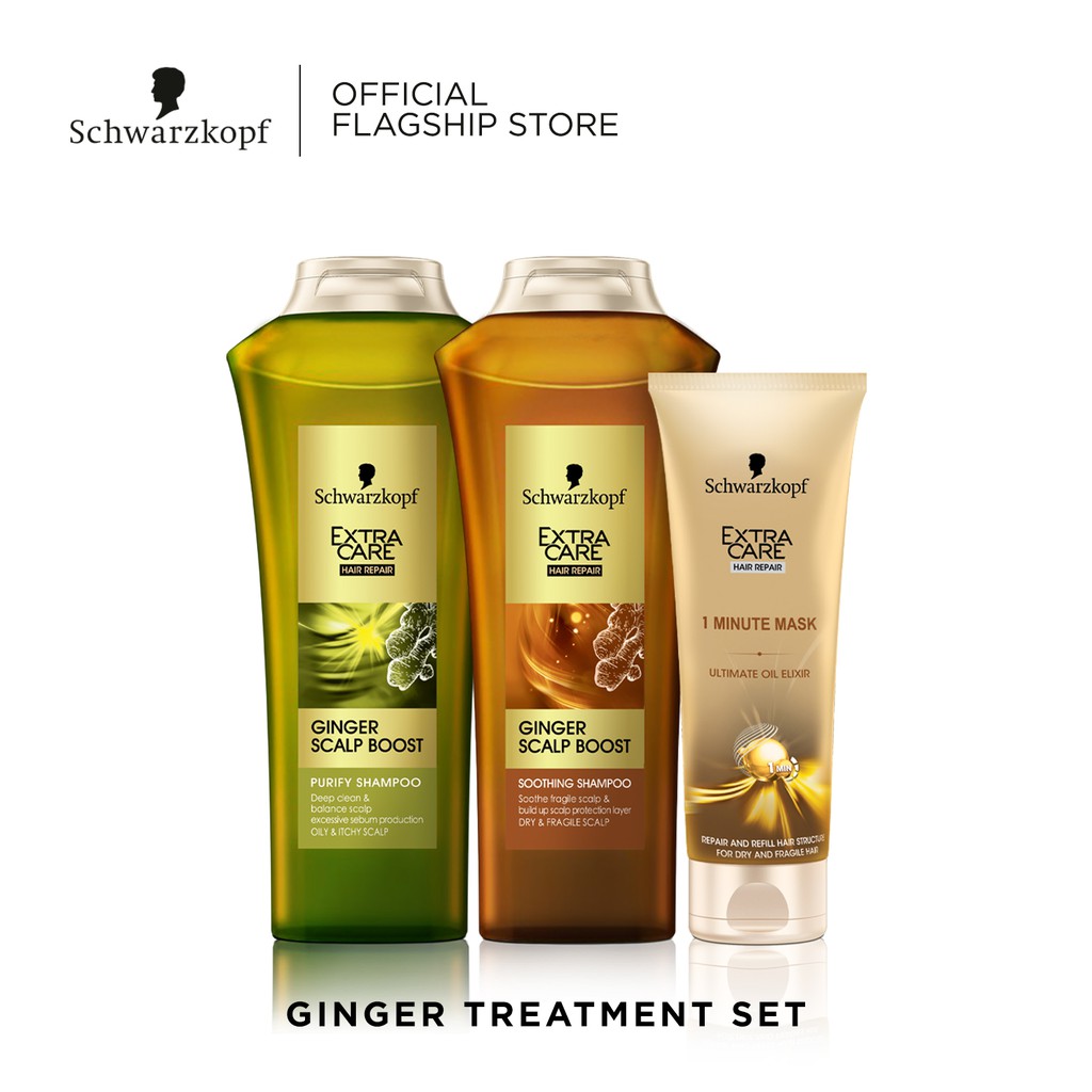 Schwarzkopf Extra Care Ginger Treatment Set Exclusive) Shopee