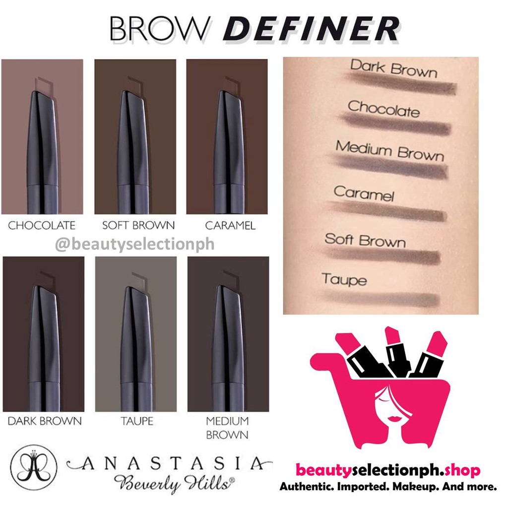 anastasia eyebrow pencil soft brown