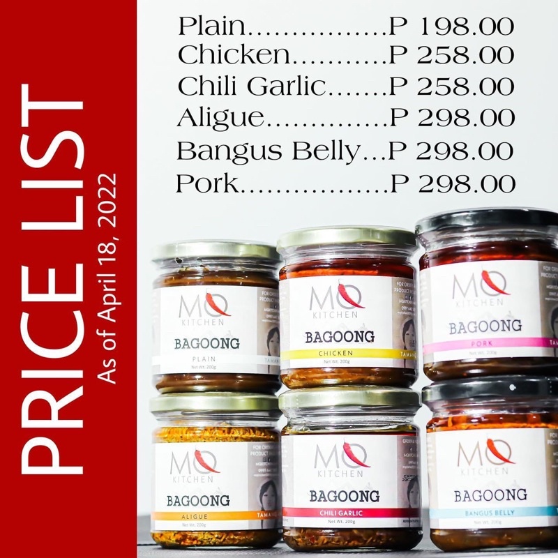 MQ KITCHEN Bagoong 200g All Variants Available ONHAND By Siliqueen   3f3c7c56944e08fc11d2194d6578077b