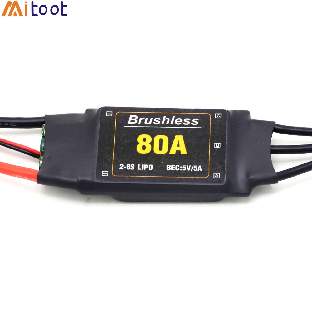 Mitoot Brushless A Esc Speed Controler S With V A Ubec For Rc