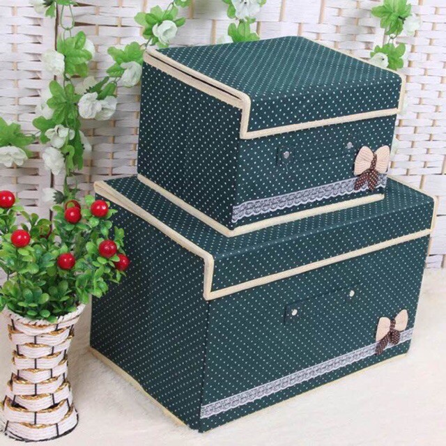 2 in 1 storage.box one big and one small | Shopee Philippines