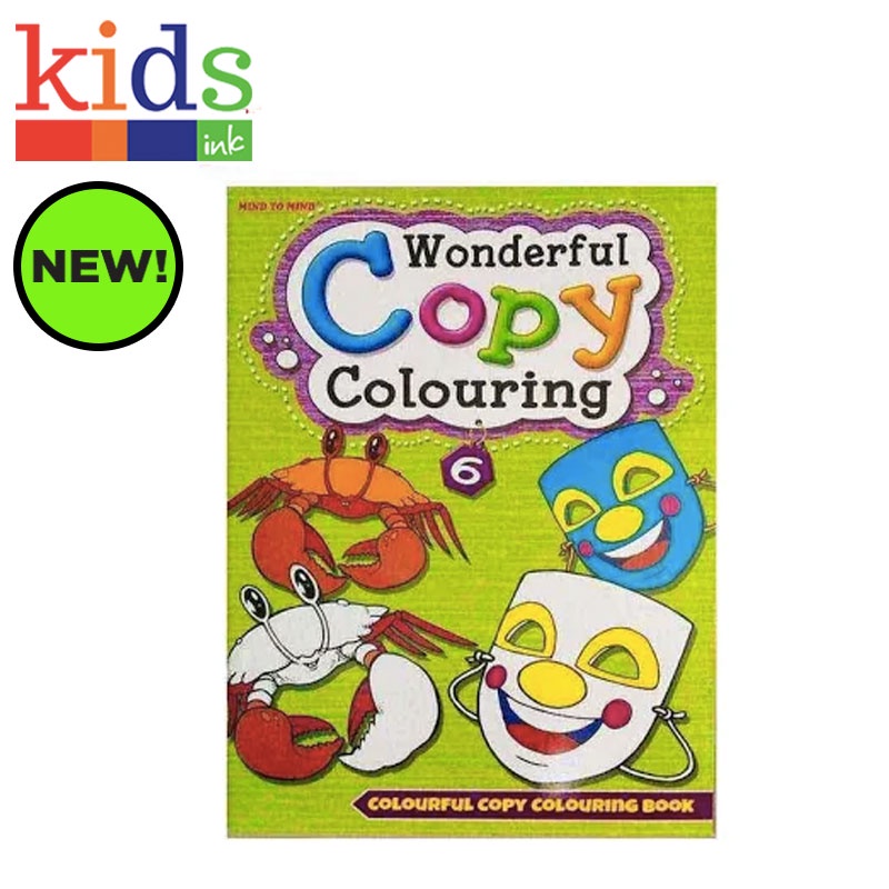 Wonderful Copy Colouring Book 6 Trade Paperback Kids Activity