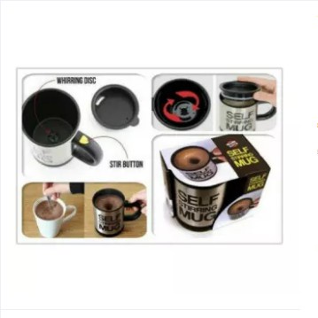 heat and cold resistance CQW self stirring mug auto mixing coffee cup