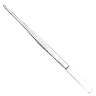 Tweezers Tool Repair Stainless Steel Super Long Tweezers Lengthen and Thicken Elbow tweezer long #8