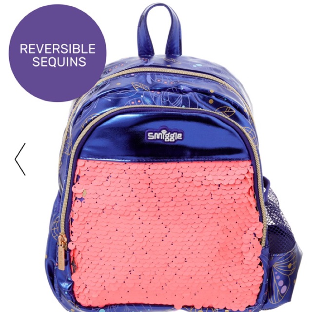 smiggle sequin backpack