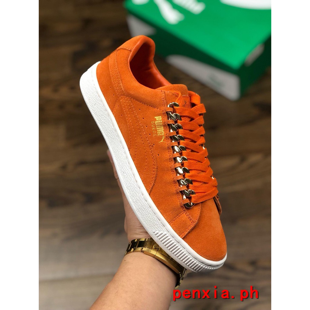 puma suede chain sneakers