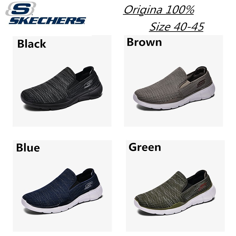 skechers casual slip on shoes mens