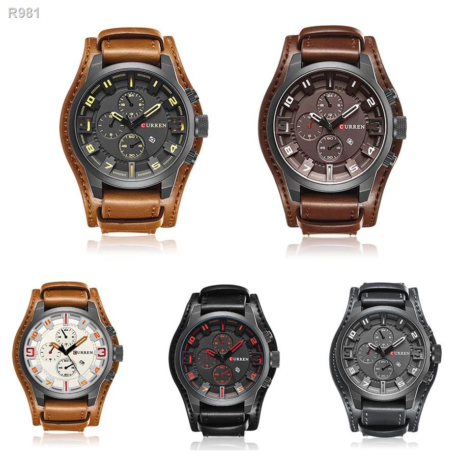 【Lowest price】Curren 8225 Jam Tangan Lelaki Men's Digital Quartz Watch Mens Watches Top Brand Luxu