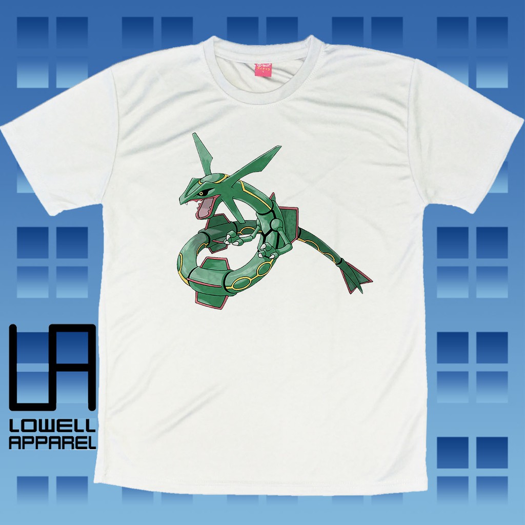 Rayquaza Pokemon Anime T-shirt - Unisex - Sublimation - Dri-fit | Shopee  Philippines