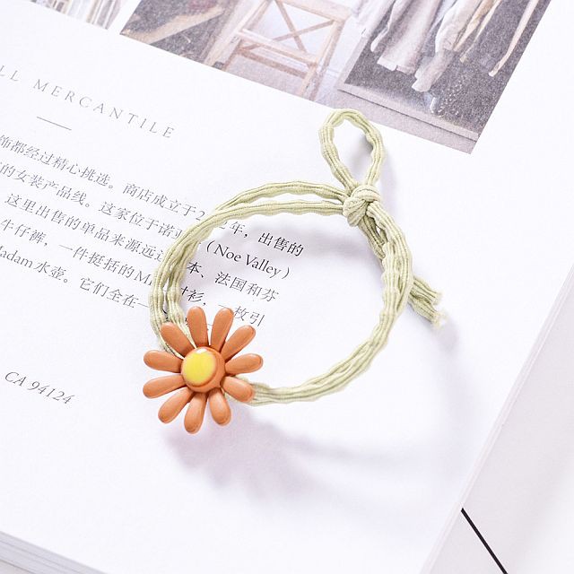 Hair Ties/Elastic Hair Bands with Pretty Chrysanthemums