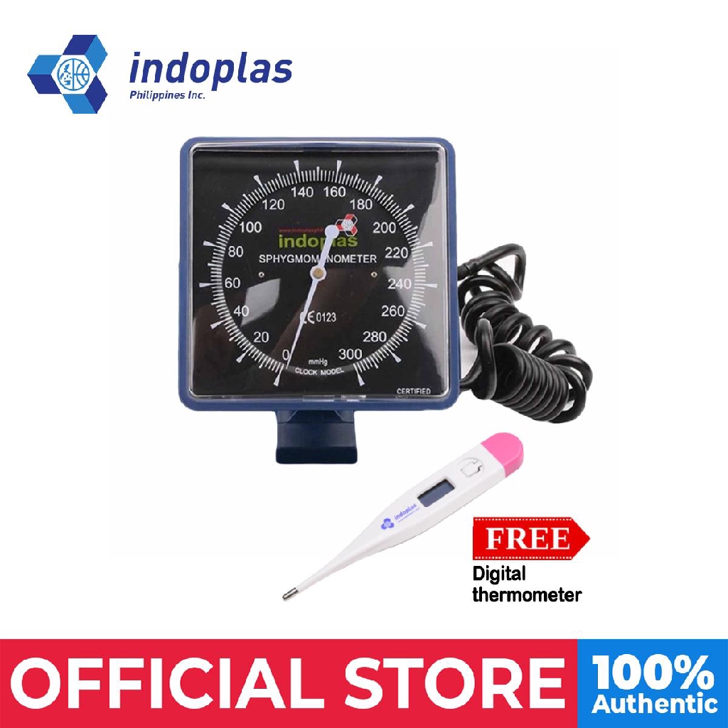 Indoplas Desk & Wall Type Aneroid SphygmomanometerFree Digital