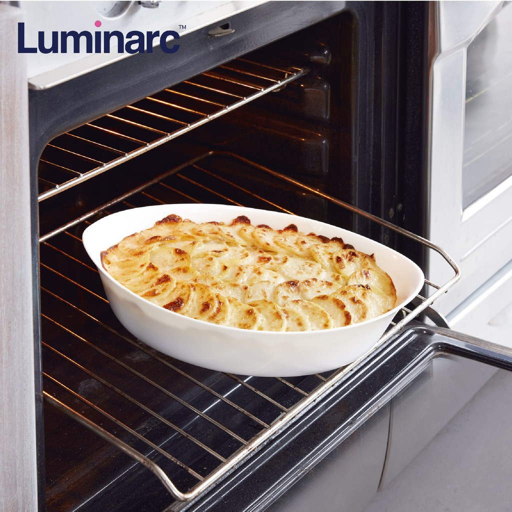 Luminarc Smart Cuisine Carine White Oval Baking Dish 29cm Shopee